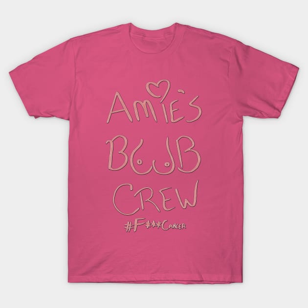 Amie's Boob Crew T-Shirt by TroytlePower